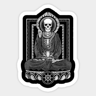 Gautama Buddha and Mucalinda Two Tone Sticker